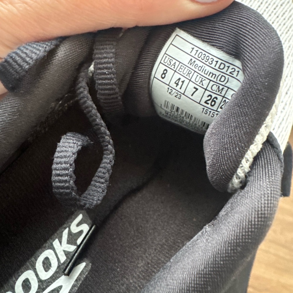 Brooks Ghost 15 Men's Gray and Black Athletic Shoes - Picture 2 of 4